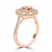 1.06 Ct Round Cut Morganite Diamond Anniversary Band ( G-H Color SI-2 I1 Clarity) 1.06 Ct Round Cut Morganite Diamond Anniversary Band ( G-H Color SI-2 I1 Clarity)